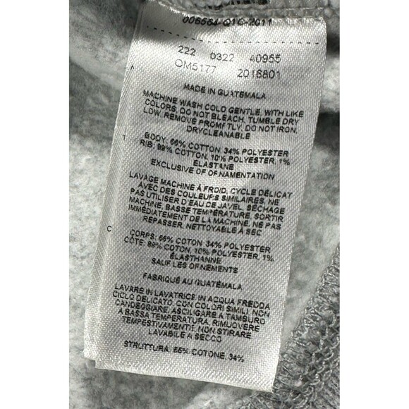 Mountain Hardwear MWH Logo 1/2 Zip Fleece Mens M Gray Pullover Mock Neck Sweater - Picture 4 of 7